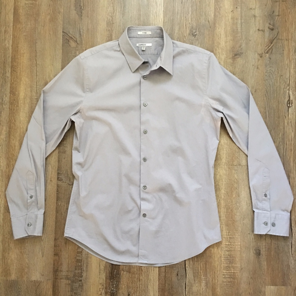 Express Long Sleeve Button Down Shirt